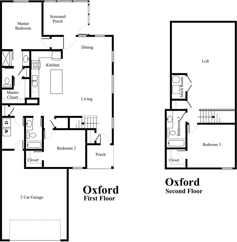 Oxford Architectural Floorplan
